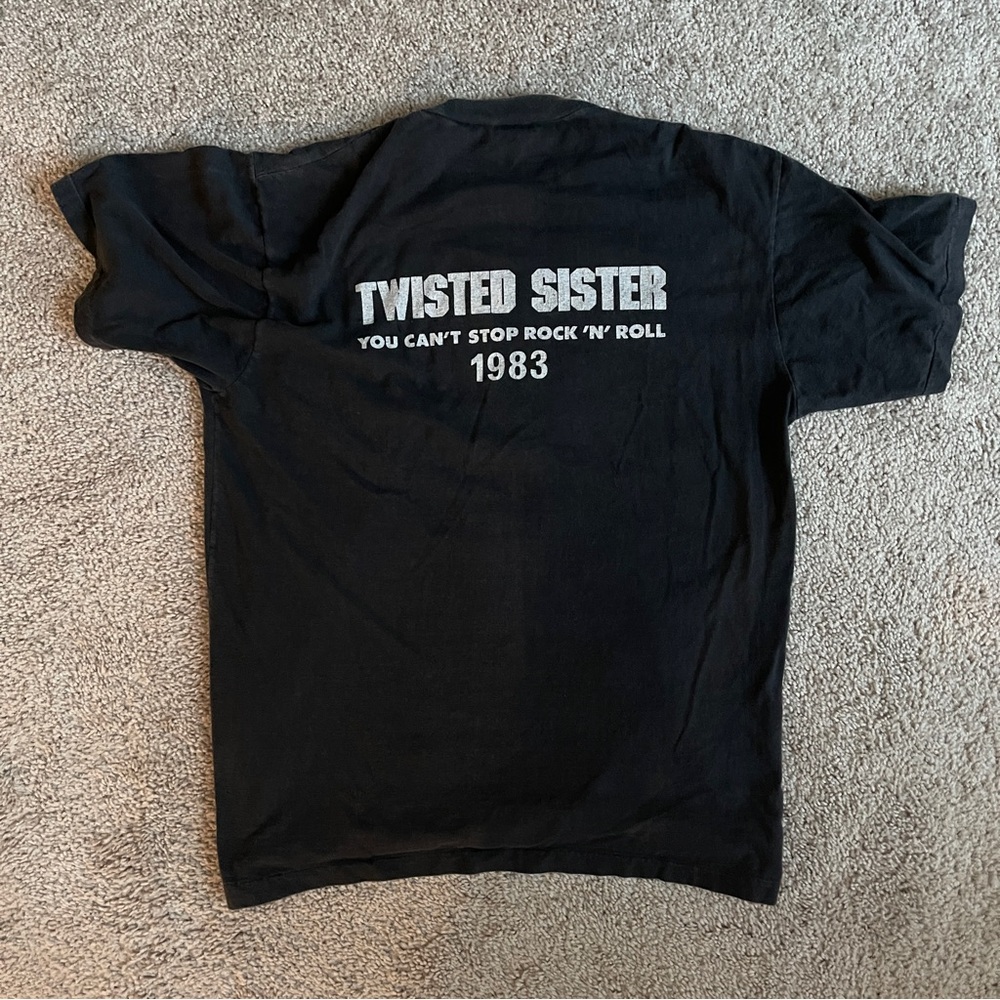 Vintage 1983 Twisted Sister tour shirt / size Large